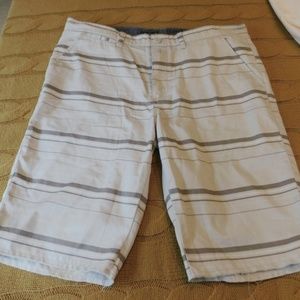 🌟34" CCS Legacy shorts, raw edge hem Grey large